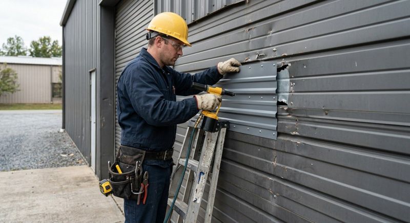 Our team working on Siding Service projects in Dekalb County, GA