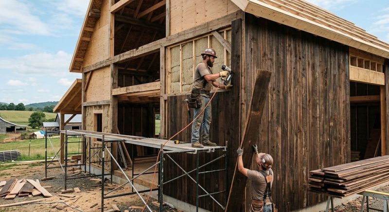 Barn Siding Installation in Duluth, GA