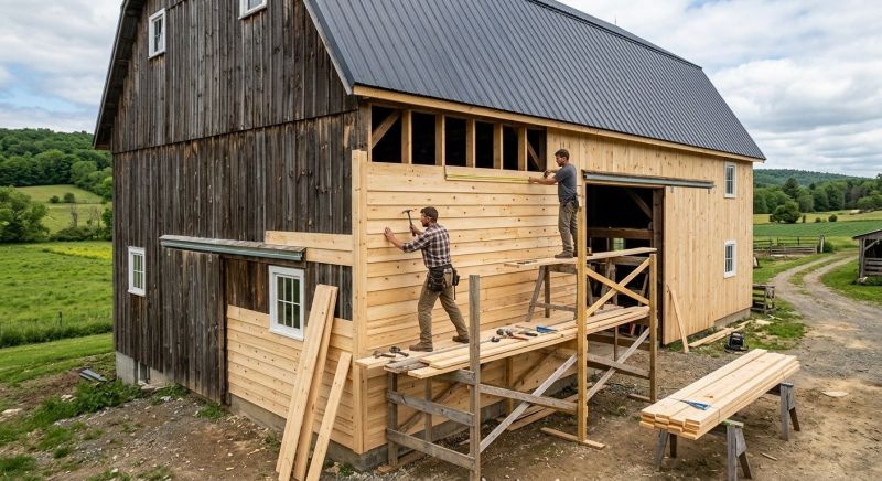 Barn Siding Installation in Walton County, GA