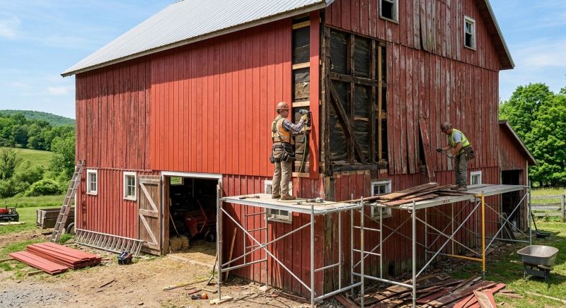 Barn Siding Replacement in Forest Park, GA