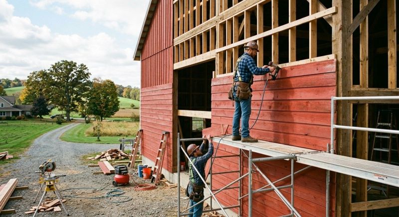 Barn Siding Replacement in Hampton, GA