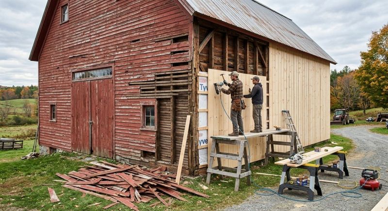 Barn Siding Replacement in Rockdale County, GA