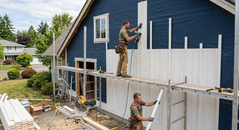 Batten Siding Installation in Dekalb County, GA