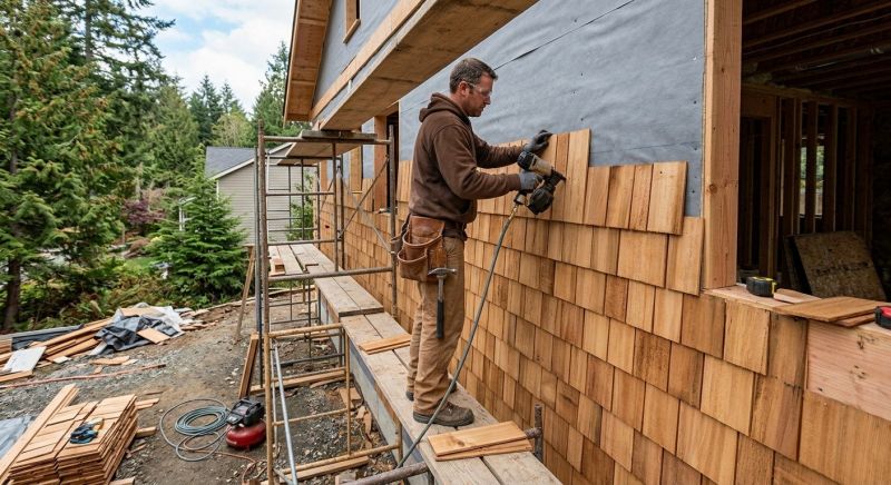 Cedar Siding Installation in Forest Park, GA