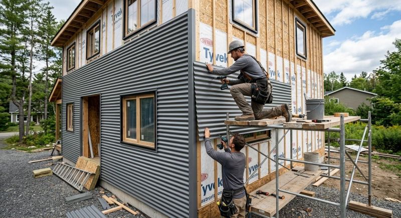 Corrugated Siding Installation in Dekalb County, GA