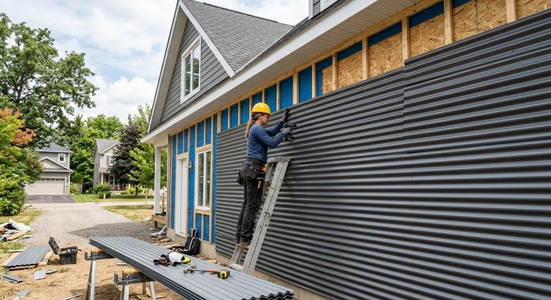 Corrugated Siding Installation in Dekalb County, GA