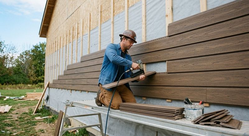 Faux Wood Siding Installation in Mableton, GA