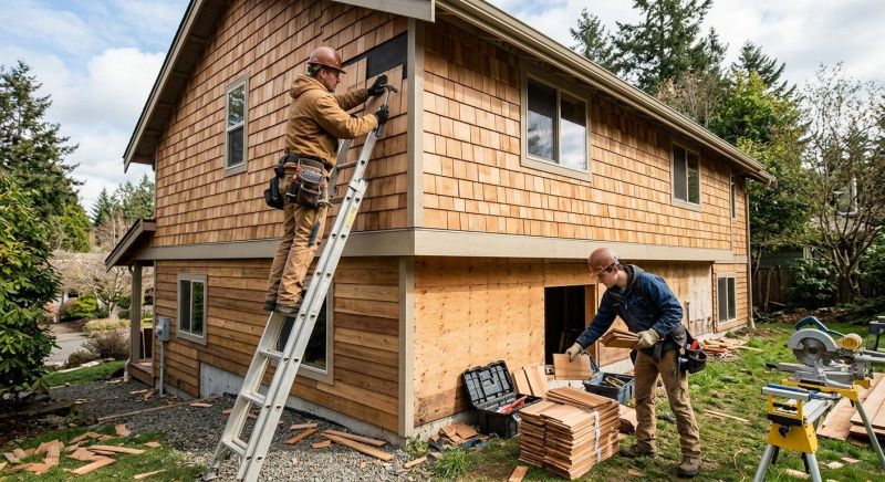Hardwood Siding Installation in Clayton County, GA