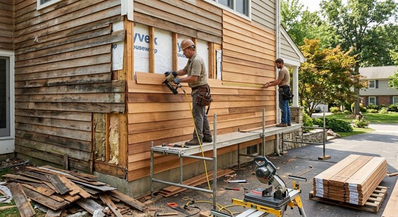 Hardwood Siding Installation in Rockdale County, GA