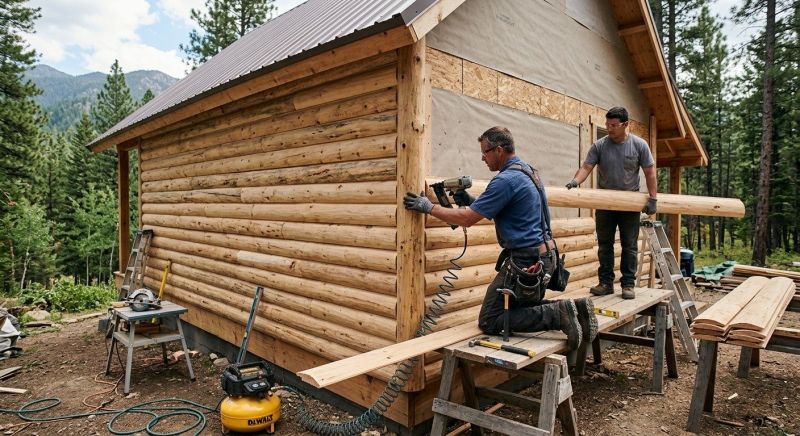 Log Siding Installation in Conyers, GA