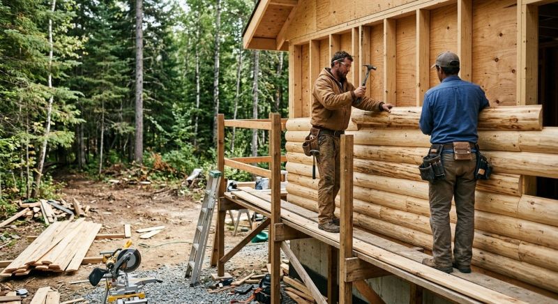 Log Siding Installation in Dekalb County, GA