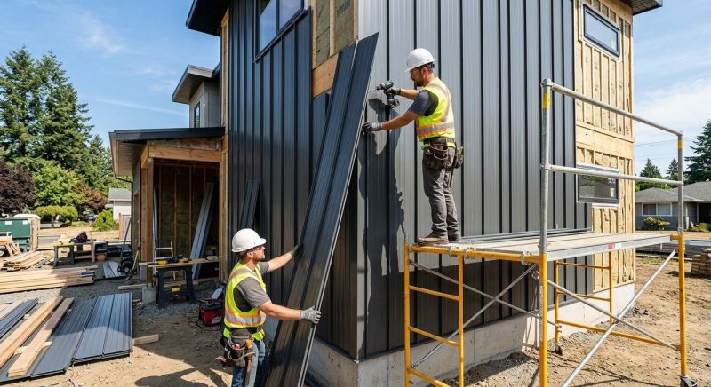 Metal Siding Installation in Roswell, GA