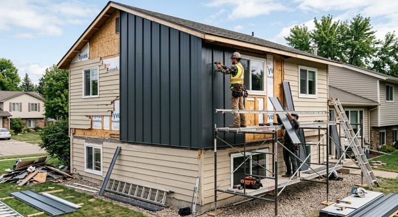 Metal Siding Replacement in Roswell, GA