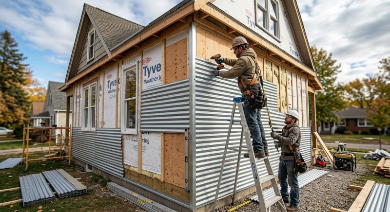 Sheet Metal Siding Replacement in Dekalb County, GA