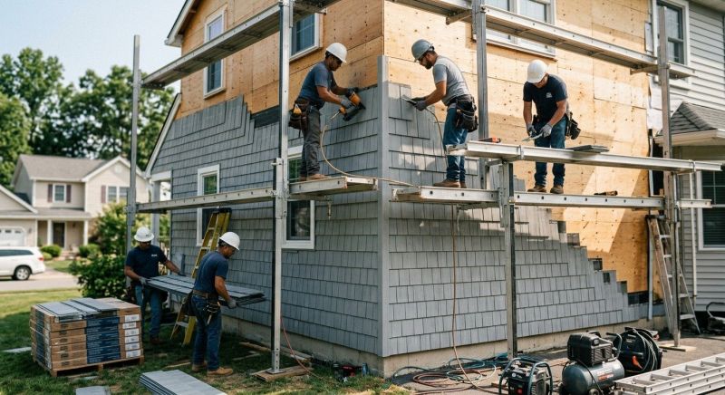 Shingle Siding Installation in Dekalb County, GA