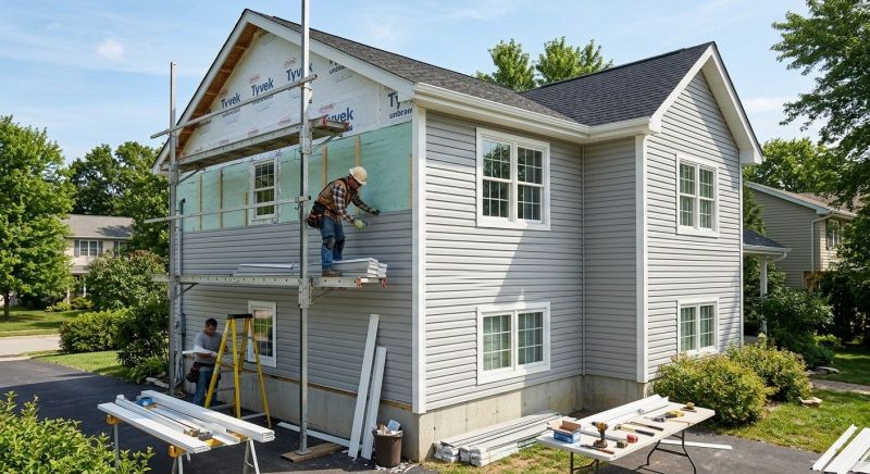 Vertical Siding Replacement in Dekalb County, GA