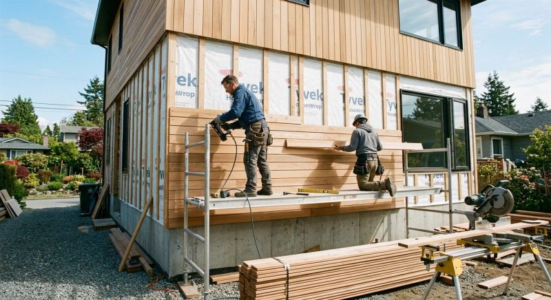 Wood Cladding Installation in Roswell, GA