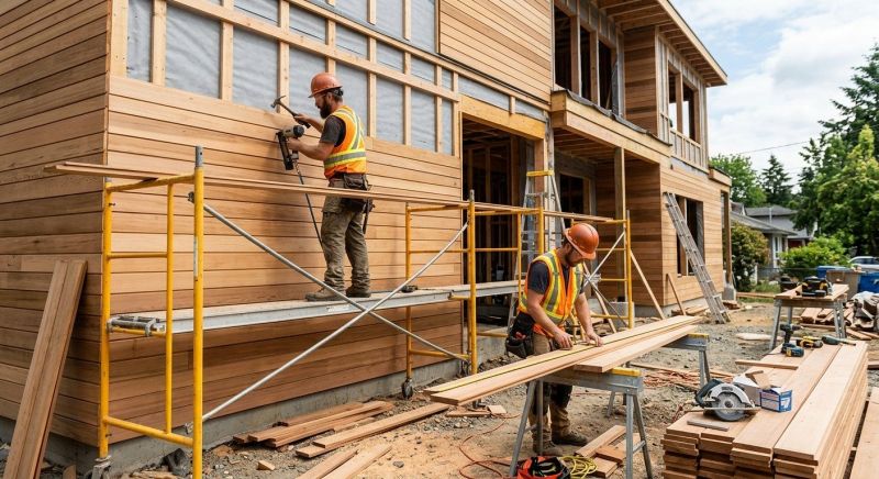 Wood Cladding Installation in Tucker, GA