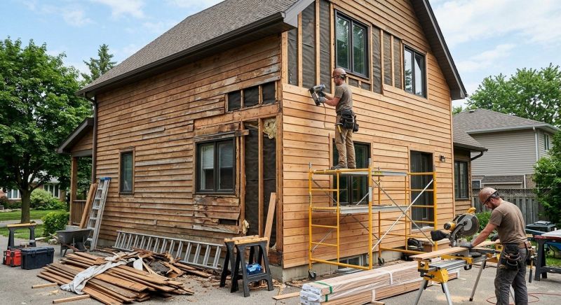 Wood Cladding Replacement in Dekalb County, GA