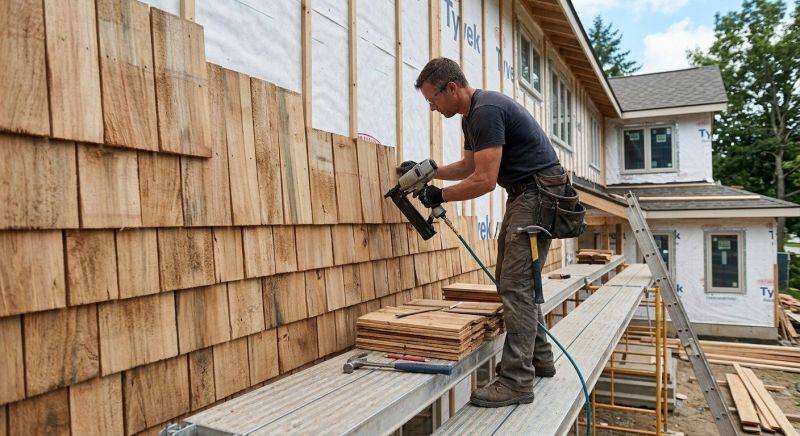 Wood Shake Siding Installation in Dekalb County, GA