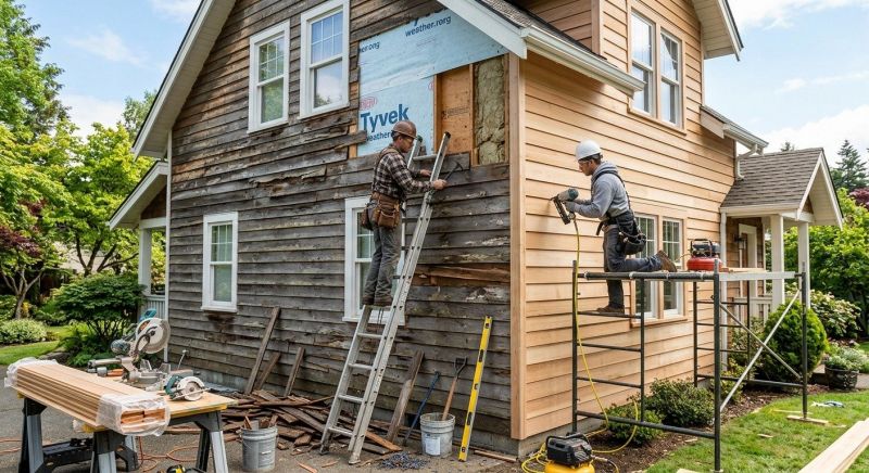 Wood Siding Installation in Fairburn, GA