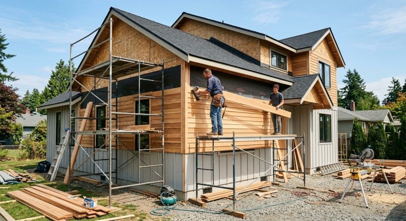 Wood Siding Installation in Roswell, GA